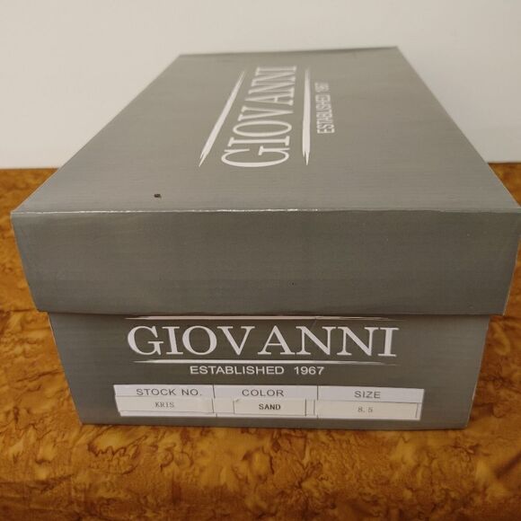 GIOVANNI MEN'S LEATHER DRESS SHOE SLIP ON LOAFER. - Picture 8 of 8